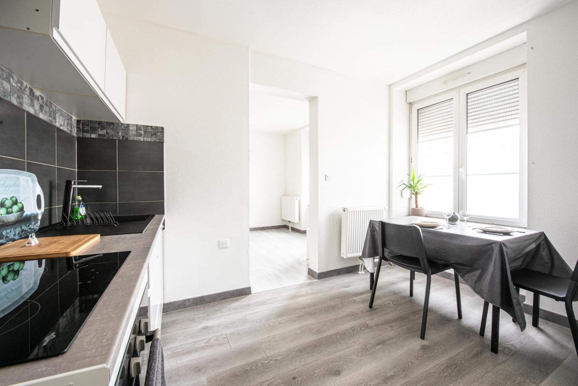 Ferienwohnung Oasis Mulhousien - Rdc, Wifi, Parking Mülhausen Exterior foto